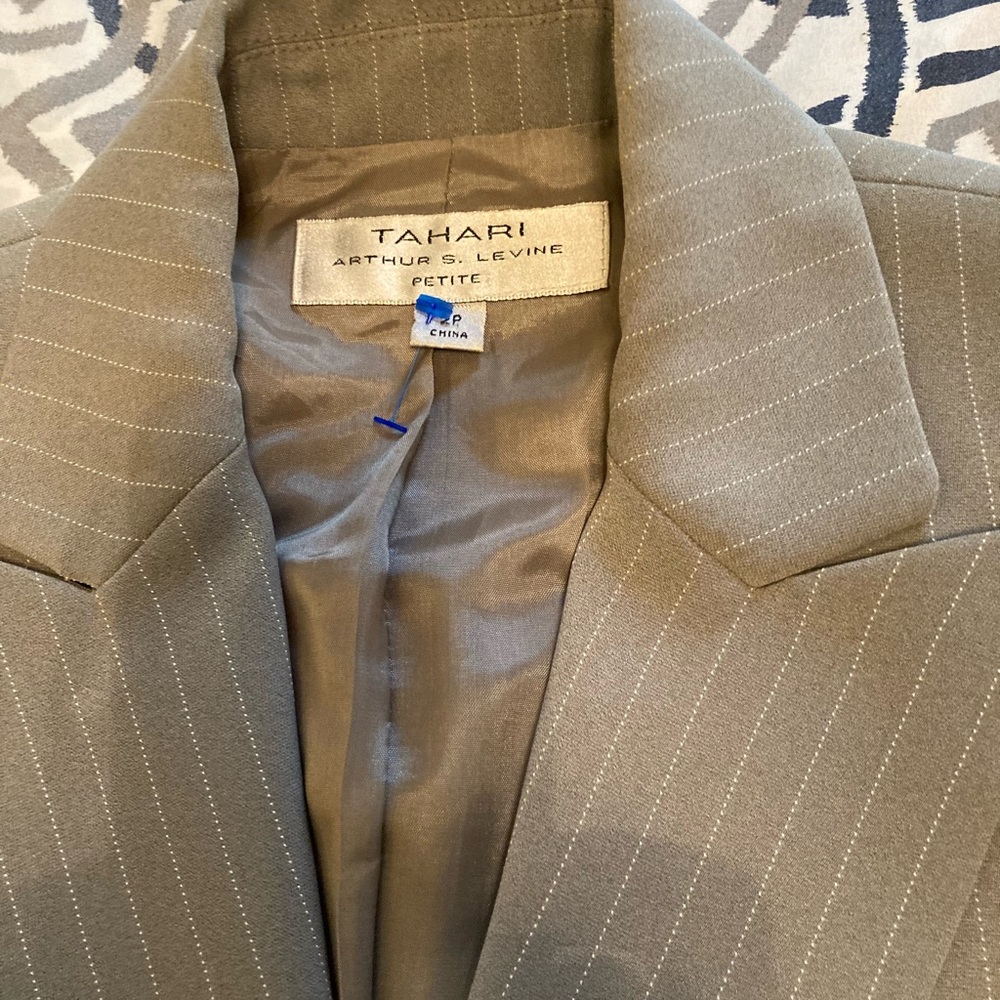 Nice pin stripe women Tahari blazer